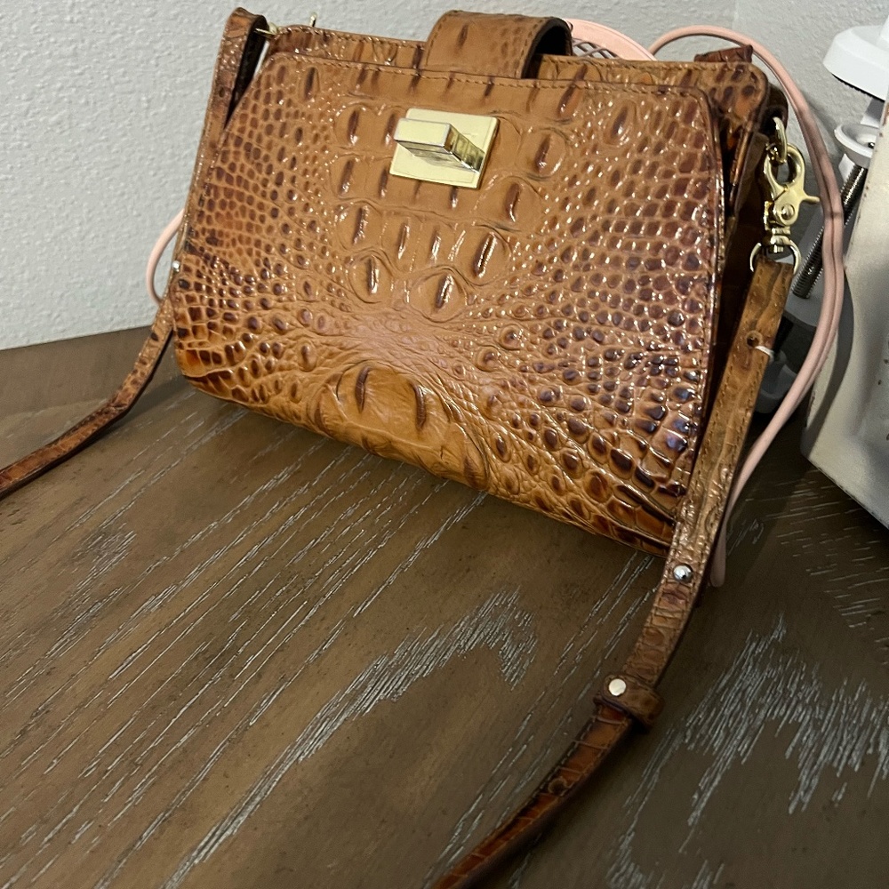 Brahmin Tan Crossbody-Alena